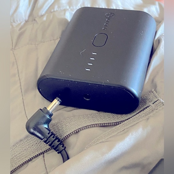 ORORO Quilted Heated Best Grey Medium Water Resistant Zip Front/Pockets NWT - Picture 14 of 17